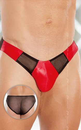 SoftLine - Thong 4466 - Трусы мужские, M/L (красные)