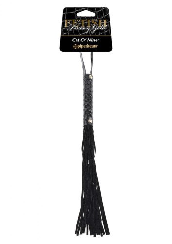 Батіг FF Gold Cat O' Nine - купити в Україні | Секс шоп SEX-SHOP.ua
