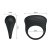 Pretty Love Bertram Silicone Vibrating Cock Ring - Эрекционное кольцо с вибрацией, 3 см (черный)