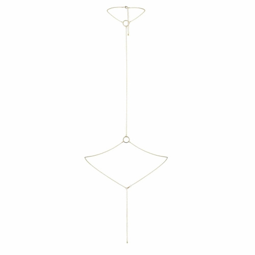 Bijoux Indiscrets Magnifique I Body Chain - Ланцюжок на шию та пояс, (золотистий) - купити в Україні | Секс шоп SEX-SHOP.ua