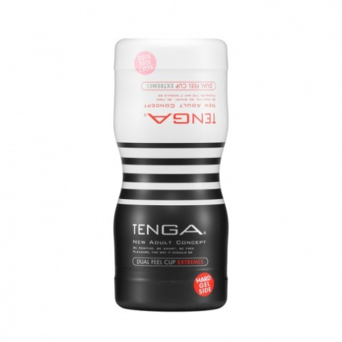 Tenga Dual Sensation Cup Extremes - Мастурбатор, 15.5х4.5 см - купити в Україні | Секс шоп SEX-SHOP.ua