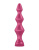 Satisfyer Lolli Plug 1 - анальная елочка, 14х3.2 см, (малиновый) - sex-shop.ua