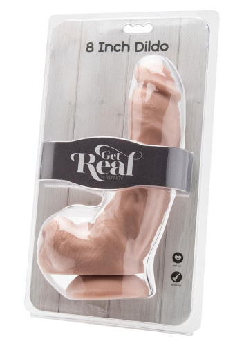 Реалистичный фаллоимитатор Get Real ToyJoy,  20,5 см