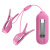 Зажимы для сосков с вибрацией и электростимуляцией Pretty Love Nipple Clips Romantic Wawe II