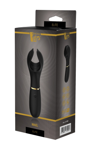 Dream Toys Elite Mael - Мастурбатор с вибрацией, 21 см (черный)
