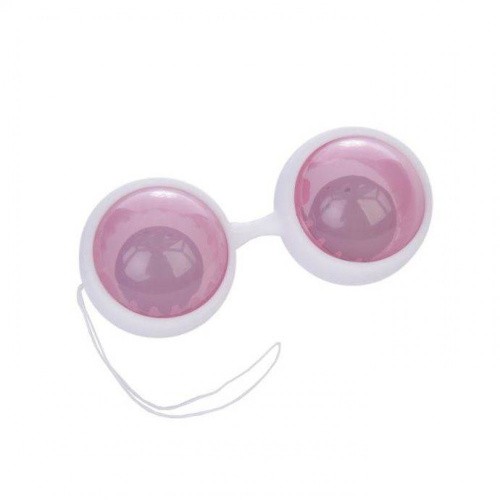 LoveToy Luna Beads II Pink - Вагинальные шарики, 3.8 см (розовый)