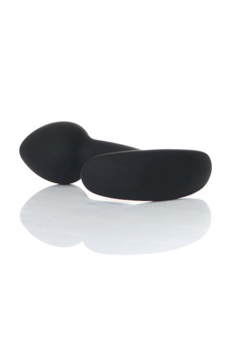 Анальная пробка Boys of Toys Silicone Black Curved Plug - размер S