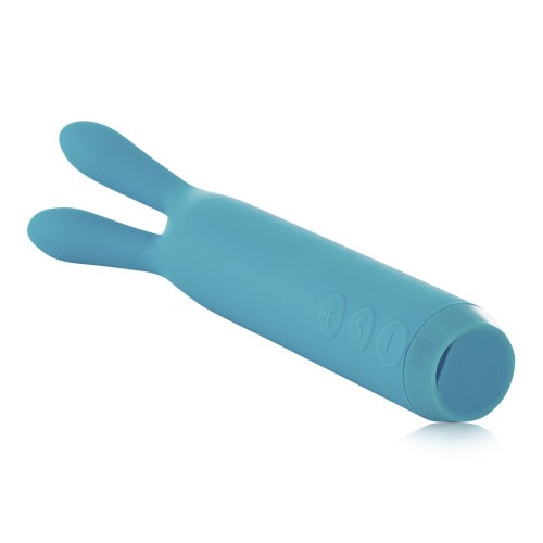 Je Joue Rabbit Bullet Vibrator Purple - вибратор с ушками, 13х2 см (бирюзовый) - sex-shop.ua