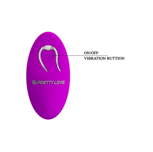 Pretty Love Algernon Stimulator - Вибратор клиторально-вагинальный, 9.6х2.7 см (фиолетовый)