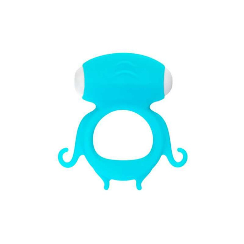 Toyfa A-Toys Sair Cock Ring - виброкольцо, 5.6х2.6 см (голубой)