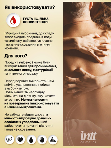 Анальный лубрикант на водной основе Intt Hot Anal, 100 мл