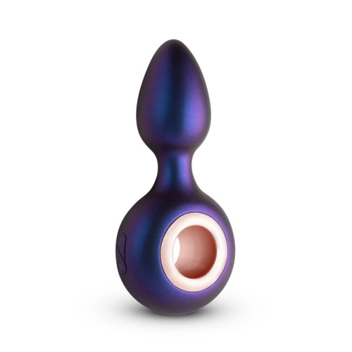 Hueman Deep Space Vibrating Anal Plug - Анальная пробка с вибрацией, 12,7 см (фиолетовый) - sex-shop.ua