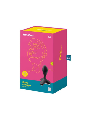 Satisfyer Game Changer - Анальна пробка з вібрацією, 11.5х4.1 см (чорна)