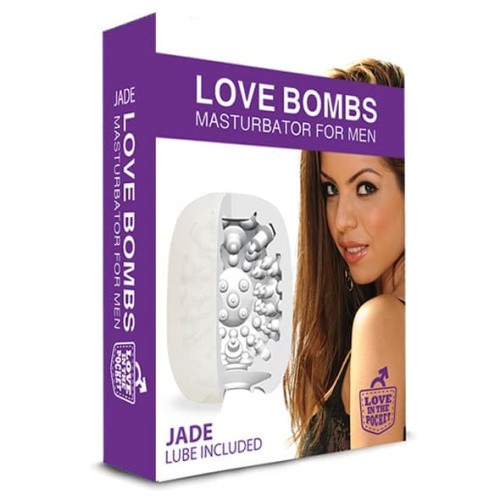 Love in the Pocket - Love Bombs Jade компактный мастурбатор - sex-shop.ua