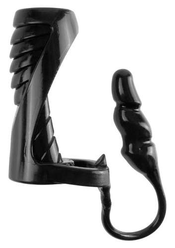 Pipedream Fx Extreme Enhancer W Anal Plug - Насадка на член с анальной пробкой