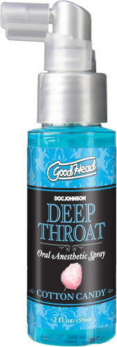 Спрей для минета Doc Johnson GoodHead DeepThroat Spray, 59 мл (сахарная вата)