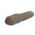 Topco Sales CyberSkin 3 Xtra Thick Uncut Penis Extension - Насадка для увеличения члена, + 7,5 см (коричневый) - sex-shop.ua