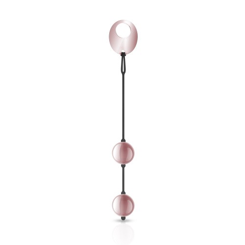 Rosy Gold - Nouveau Kegel Balls - Металеві вагінальні кульки, 2.8 см., (золотисті)