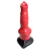 Creature Cocks Hell-Hound Canine Silicone Dildo - фантазийный фаллоимитатор Адская Гончая, 19х6.6 см (чёрный с красным) - sex-shop.ua