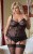 SoftLine - Estella - Корсет кружевной, XXXL (чёрный)