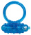 Vibro Ring Silikon Blue - виброкольцо, 5х3 см (синий) - sex-shop.ua