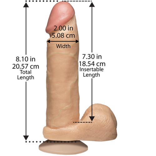 Realistic Cock 8 - Фаллоимитатор, 19х5 см - sex-shop.ua