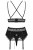Obsessive Lolitte set - сексуальный комплект, L/XL (чёрный)