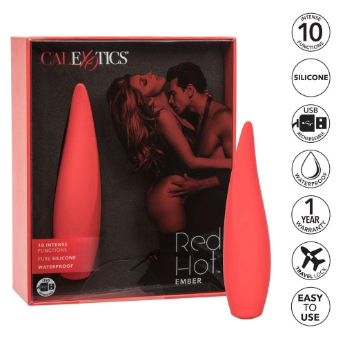 CalExotics Red Hot Ember-вібратор для зовнішньої стимуляції, 12,75х3,25 см - купити в Україні | Секс шоп SEX-SHOP.ua