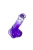 Dildo A-Toys by TOYFA Radi - Фаллоимитатор на присоске, 13.5х3.5 см (фиолетовый)