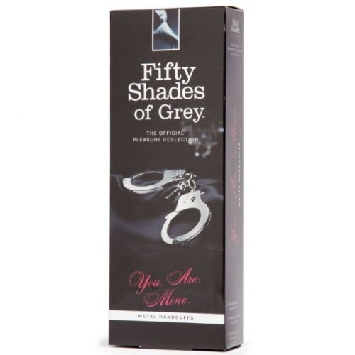 Fifty Shades of Grey You. Are. Міні. - металеві наручники для пристрасного сексу, 26.7см - купити в Україні | Секс шоп SEX-SHOP.ua