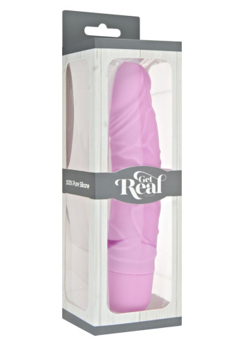 Get Real Classic Original Vibrator Pink - Вибратор 20х4 см (розовый) - sex-shop.ua