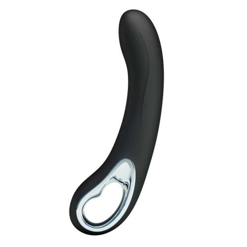 Pretty Love Alston Vibrator Black - Классический вибратор, 19.7х3.5 см (чёрный) - sex-shop.ua