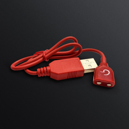 Gvibe USB Charger - Універсальний магнітний USB-зарядний пристрій для секс-іграшок, (червоний)