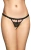 SoftLine - G-String 2500 - Трусики женские, M/L (чёрные)