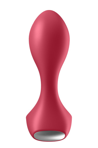 Satisfyer Backdoor Lover Red анальная пробка с вибрацией, 11.5х3.3 см ( красный) - sex-shop.ua