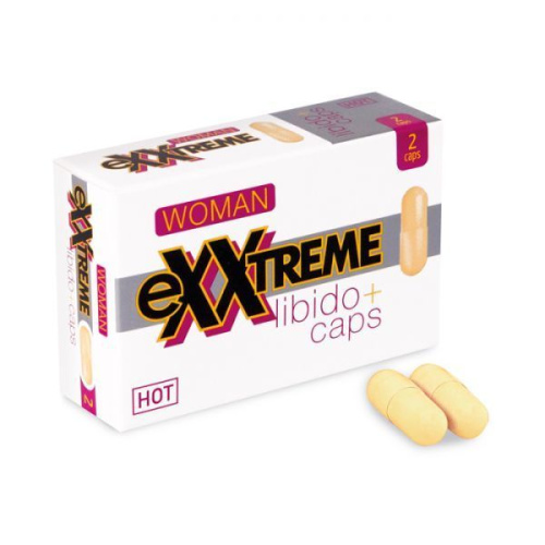 Hot eXXtreme libido caps woman - Капсулы для увеличения либидо женские, 2 шт - sex-shop.ua