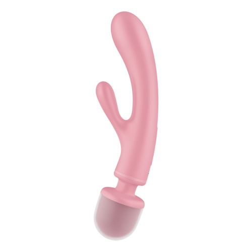 Satisfyer Triple Lover (Pink) - Вибратор, 24 см (розовый) - sex-shop.ua