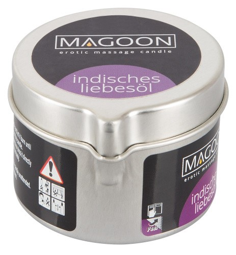 Magoon Candle Indisches Liebesöl - Масажна свічка з індійським ароматом, 50 мл - купити в Україні | Секс шоп SEX-SHOP.ua