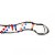 Gildo Glass Dildo No.3 - Стеклянный дилдо с изгибами и рисунком, 18.5х3.5 см