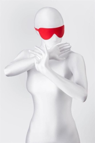 Toyfa- Anonymo mask, PU leather - Маска (красная) - sex-shop.ua