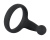 Black Velvets Cock RIng - Эрекционное кольцо со стимулятором простаты, 4.5 см (чёрный)