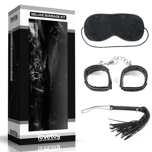 LoveToy - Bondage Kit Black - БДСМ-набор (чёрный) - sex-shop.ua