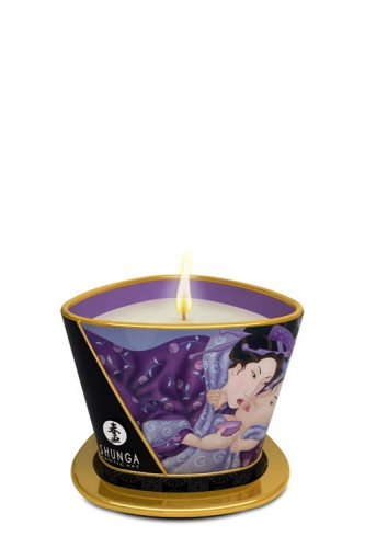 Shunga Massage Candle - Массажная свеча с ароматом экзотических фруктов, 170 мл - sex-shop.ua