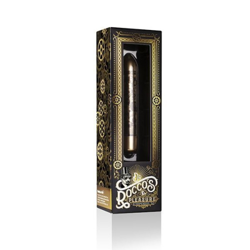 Rocks Off Dr Roccos RO90 Halcyon Daze вибропуля в стиле стим панк, 10 режимов работы, 9.5х1.5 см