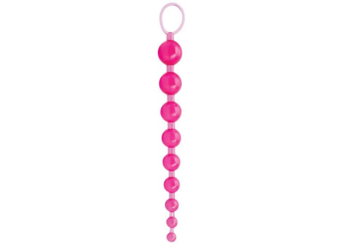 Topco Sales Sex Please! Sexy Beads - анальне намисто, 23.5х2.8 см (рожевий)