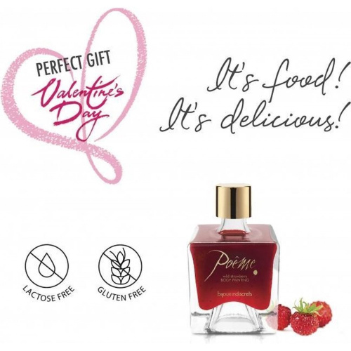 Bijoux Indiscrets Poême - Wild Strawberry - Краска для тела