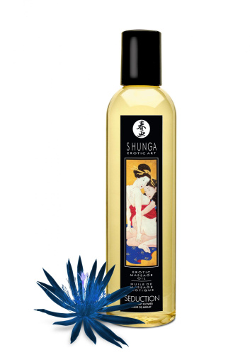 Shunga Erotic Massage Oil Midnight Flower-масажне масло з ароматом нічної квітки, 240 мл - купити в Україні | Секс шоп SEX-SHOP.ua