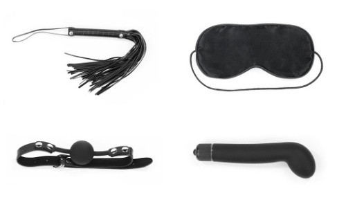 LoveToy Bondage Kit Vibrating Black - Набір для БДСМ - купити в Україні | Секс шоп SEX-SHOP.ua