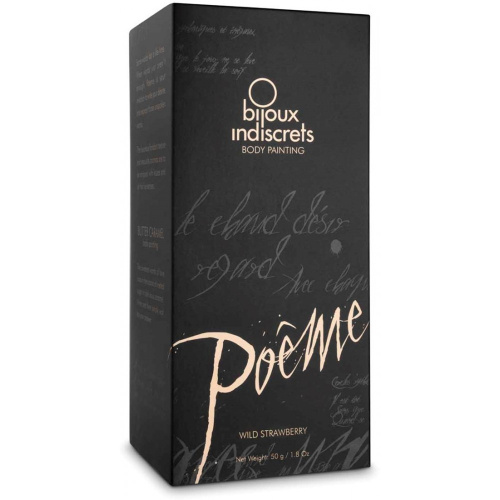 Bijoux Indiscrets Poême - Wild Strawberry - Краска для тела