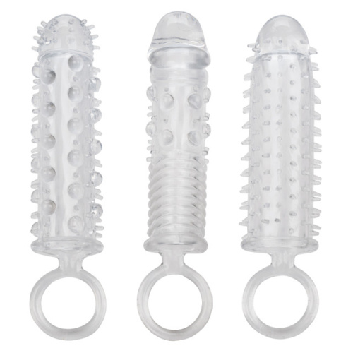 California Exotic Novelties - Набір насадок на член, +2.5 см (3 шт) - купити в Україні | Секс шоп SEX-SHOP.ua